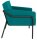 medso powered by PAPERFLOW Sessel MEDSO L blau schwarz Stoff 75,0 x 74,3 x 73,6 cm, 1 St.