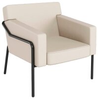medso powered by PAPERFLOW Sessel MEDSO L creme schwarz...