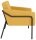 medso powered by PAPERFLOW Sessel MEDSO L gelb schwarz Stoff 75,0 x 74,3 x 73,6 cm, 1 St.