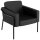 medso powered by PAPERFLOW Sessel MEDSO L schwarz Kunstleder 75,0 x 74,3 x 73,6 cm, 1 St.