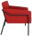 medso powered by PAPERFLOW Sessel MEDSO L rot schwarz Kunstleder 75,0 x 74,3 x 73,6 cm, 1 St.