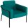 medso powered by PAPERFLOW Sessel MEDSO L blau schwarz Kunststoff 75,0 x 74,3 x 73,6 cm, 1 St.