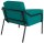 medso powered by PAPERFLOW Sessel MEDSO L blau schwarz Kunststoff 75,0 x 74,3 x 73,6 cm, 1 St.