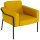 medso powered by PAPERFLOW Sessel MEDSO L gelb schwarz Kunststoff 75,0 x 74,3 x 73,6 cm, 1 St.