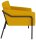 medso powered by PAPERFLOW Sessel MEDSO L gelb schwarz Kunststoff 75,0 x 74,3 x 73,6 cm, 1 St.