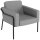 medso powered by PAPERFLOW Sessel MEDSO L grau schwarz Kunststoff 75,0 x 74,3 x 73,6 cm, 1 St.