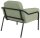 medso powered by PAPERFLOW Sessel MEDSO L Rund grün schwarz Stoff 75,0 x 74,3 x 73,6 cm, 1 St.