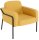 medso powered by PAPERFLOW Sessel MEDSO L Rund gelb schwarz Stoff 75,0 x 74,3 x 73,6 cm, 1 St.