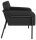 medso powered by PAPERFLOW Sessel MEDSO L Rund schwarz Kunstleder 75,0 x 74,3 x 73,6 cm, 1 St.