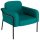 medso powered by PAPERFLOW Sessel MEDSO L Rund blau schwarz Kunststoff 75,0 x 74,3 x 73,6 cm, 1 St.
