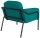 medso powered by PAPERFLOW Sessel MEDSO L Rund blau schwarz Kunststoff 75,0 x 74,3 x 73,6 cm, 1 St.