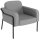 medso powered by PAPERFLOW Sessel MEDSO L Rund grau schwarz Kunststoff 75,0 x 74,3 x 73,6 cm, 1 St.