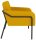 medso powered by PAPERFLOW Sessel MEDSO L Rund gelb schwarz Kunststoff 75,0 x 74,3 x 73,6 cm, 1 St.