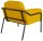 medso powered by PAPERFLOW Sessel MEDSO L Rund gelb schwarz Kunststoff 75,0 x 74,3 x 73,6 cm, 1 St.
