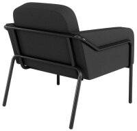 medso powered by PAPERFLOW Sessel MEDSO L Rund anthrazit schwarz Kunststoff 75,0 x 74,3 x 73,6 cm, 1 St.