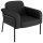 medso powered by PAPERFLOW Sessel MEDSO L Rund anthrazit schwarz Kunststoff 75,0 x 74,3 x 73,6 cm, 1 St.