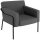 medso powered by PAPERFLOW Sessel MEDSO L anthrazit schwarz Stoff 75,0 x 74,3 x 73,6 cm, 1 St.