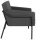 medso powered by PAPERFLOW Sessel MEDSO L anthrazit schwarz Stoff 75,0 x 74,3 x 73,6 cm, 1 St.