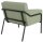 medso powered by PAPERFLOW Sessel MEDSO L grün schwarz Stoff 75,0 x 74,3 x 73,6 cm, 1 St.