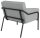 medso powered by PAPERFLOW Sessel MEDSO L grau schwarz Stoff 75,0 x 74,3 x 73,6 cm, 1 St.