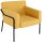 medso powered by PAPERFLOW Sessel MEDSO L gelb schwarz Stoff 75,0 x 74,3 x 73,6 cm, 1 St.