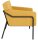 medso powered by PAPERFLOW Sessel MEDSO L gelb schwarz Stoff 75,0 x 74,3 x 73,6 cm, 1 St.