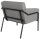 medso powered by PAPERFLOW Sessel MEDSO L grau schwarz Kunstleder 75,0 x 74,3 x 73,6 cm, 1 St.