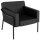 medso powered by PAPERFLOW Sessel MEDSO L schwarz Kunstleder 75,0 x 74,3 x 73,6 cm, 1 St.