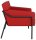 medso powered by PAPERFLOW Sessel MEDSO L rot schwarz Kunstleder 75,0 x 74,3 x 73,6 cm, 1 St.