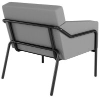 medso powered by PAPERFLOW Sessel MEDSO L grau schwarz Kunststoff 75,0 x 74,3 x 73,6 cm, 1 St.