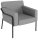 medso powered by PAPERFLOW Sessel MEDSO L grau schwarz Kunststoff 75,0 x 74,3 x 73,6 cm, 1 St.