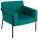 medso powered by PAPERFLOW Sessel MEDSO L blau schwarz Kunststoff 75,0 x 74,3 x 73,6 cm, 1 St.