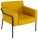 medso powered by PAPERFLOW Sessel MEDSO L gelb schwarz Kunststoff 75,0 x 74,3 x 73,6 cm, 1 St.