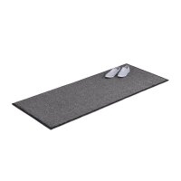 relaxdays Fußmatte schwarz/grau 80,0 x 200,0 cm