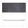 relaxdays Fußmatte schwarz/grau 80,0 x 200,0 cm