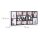 relaxdays  Collage-Bilderrahmen Familie schwarz 72,0 x 36,5 cm, 1 St.