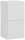 MÖBELPARTNER Spind Locked weiß 159253, 2 Schließfächer 45,4 x 40,7 x 92,6 cm