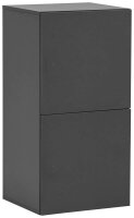 MÖBELPARTNER Spind Locked anthrazit 159254, 2 Schließfächer 45,4 x 40,7 x 92,6 cm