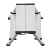 Hailo Klapptritt D60 StandardLine silber 2 Stufen, H: 40,0 cm