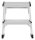 Hailo Klapptritt D60 StandardLine silber 2 Stufen, H: 40,0 cm