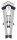 Hailo Klapptritt D60 StandardLine silber 2 Stufen, H: 40,0 cm