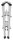 Hailo Klapptritt D60 StandardLine silber 3 Stufen, H: 60,0 cm