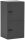 MÖBELPARTNER Spind Locked anthrazit 159258, 2 Schließfächer 45,4 x 40,7 x 92,6 cm