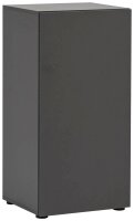 MÖBELPARTNER Spind Locked anthrazit 159252, 1 Schließfach 45,4 x 40,7 x 92,6 cm