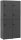 MÖBELPARTNER Spind Locked anthrazit 702028, 6 Schließfächer 90,8 x 40,7 x 185,2 cm