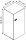 MÖBELPARTNER Spind Locked anthrazit 702028, 6 Schließfächer 90,8 x 40,7 x 185,2 cm
