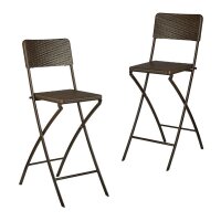 relaxdays Barhocker BASTIAN 10020761_93 braun, 2 St.