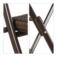 relaxdays Barhocker BASTIAN 10020761_93 braun, 2 St.