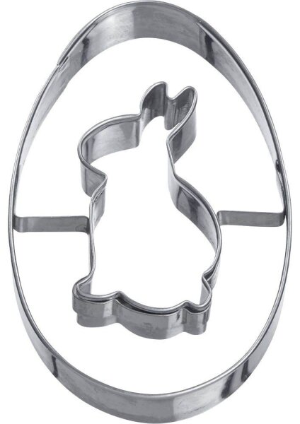 WESTMARK Ausstechform Osterei mit Hase 36762291 Ø 8,0 cm, 1 St.