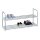 relaxdays Schuhregal grau 90,0 x 31,0 x 45,0 cm, 1 St.